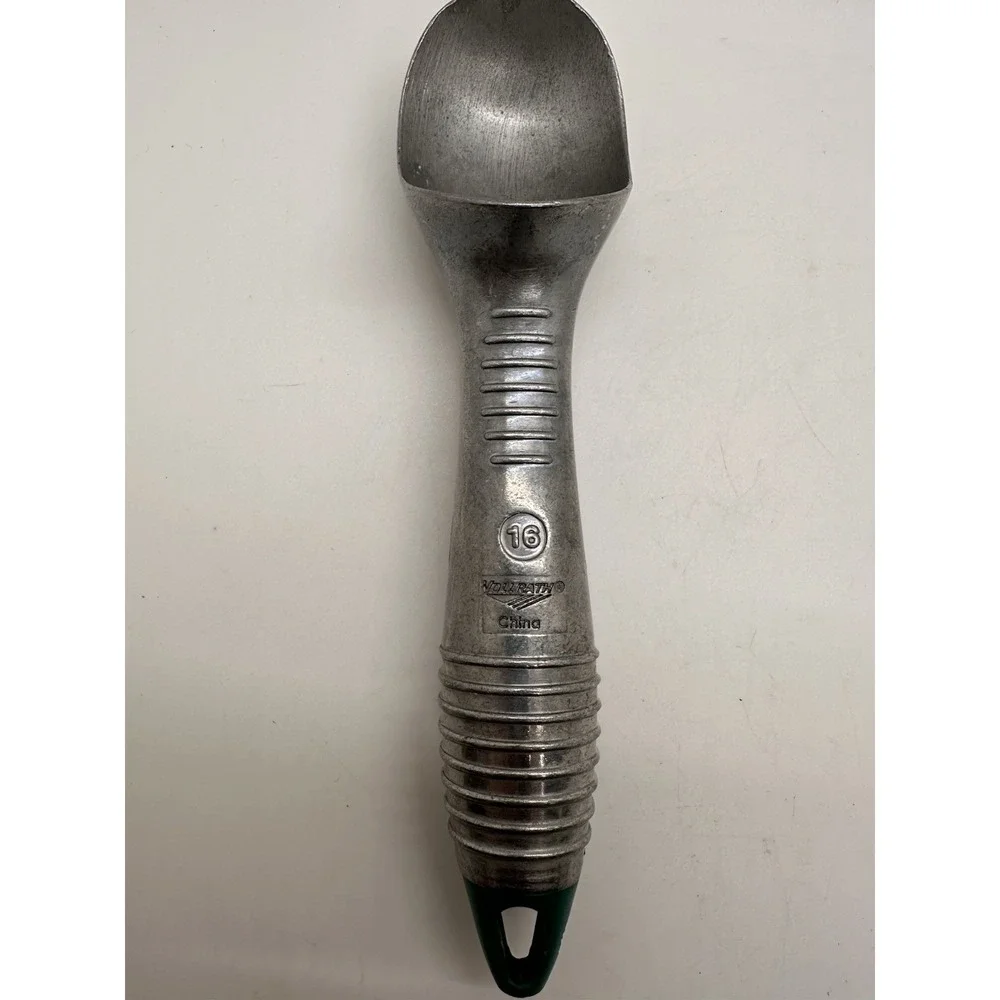 Vollrath 47276 Green 2.5 Ounce‎ Cast Aluminum Ice Cream Scoop
